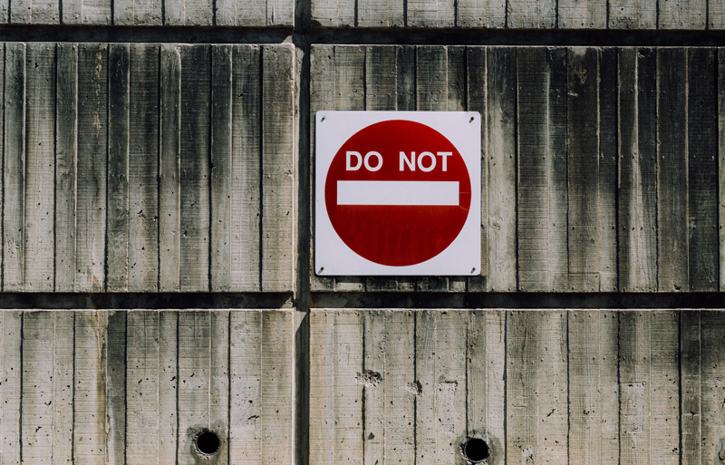 The Not-to-do List
